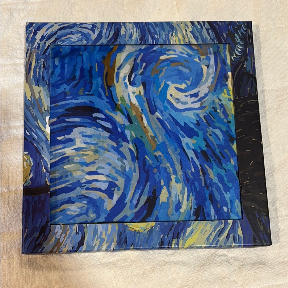 Starry Night 100% Silk Scarf